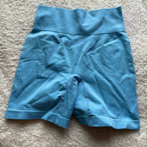 Women’s Small Voyjoy Blue Workout Shorts - Picture 1 of 3